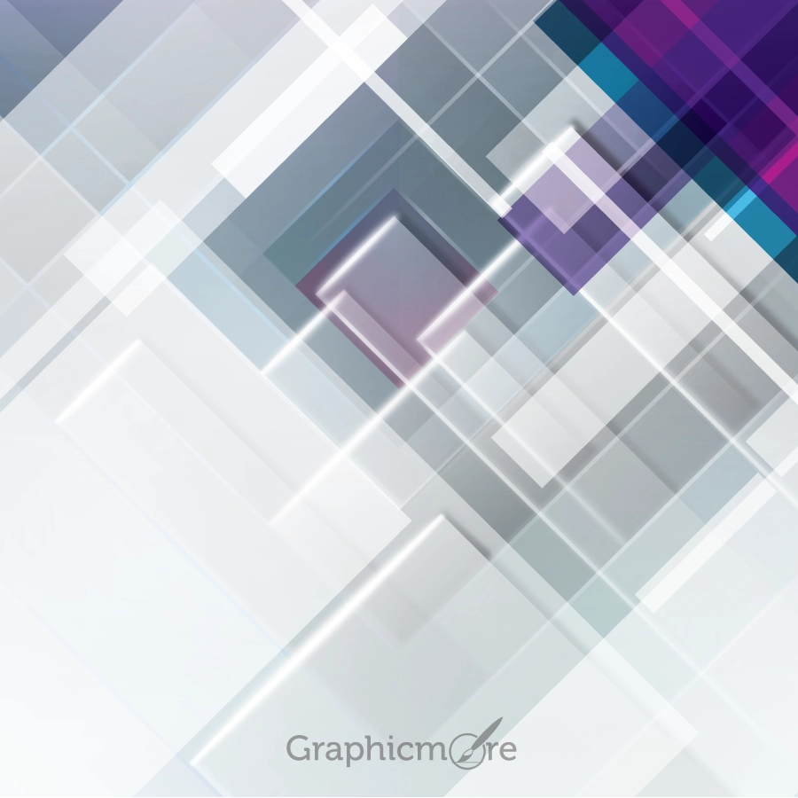 Abstract Rectangles Background Design Free Vector