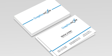 Creative Blue Business Card