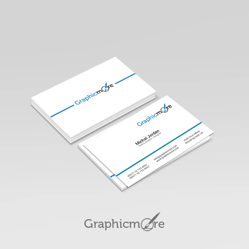 Creative Blue Business Card
