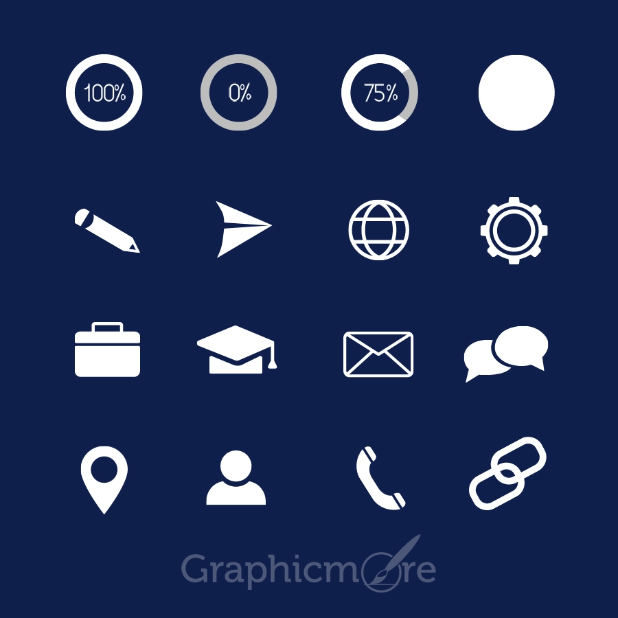 Icons Pack Design for CV