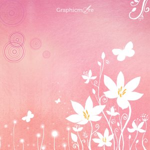 Romantic Background Pattern Free PSD