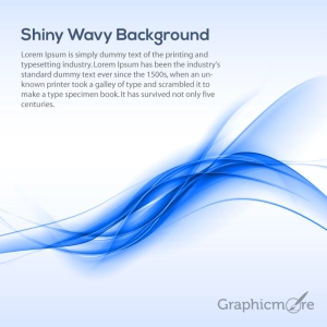 Shiny Blue Background Design Free Vector File