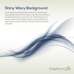 Shiny Wavy Background Design Free Vector File