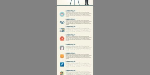 Clean Infographic Design Free PSD File