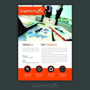 Corporate Accounting Flyer Design Free PSD File