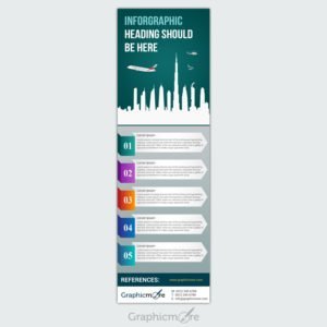 Dubai Infographic Design Free PSD