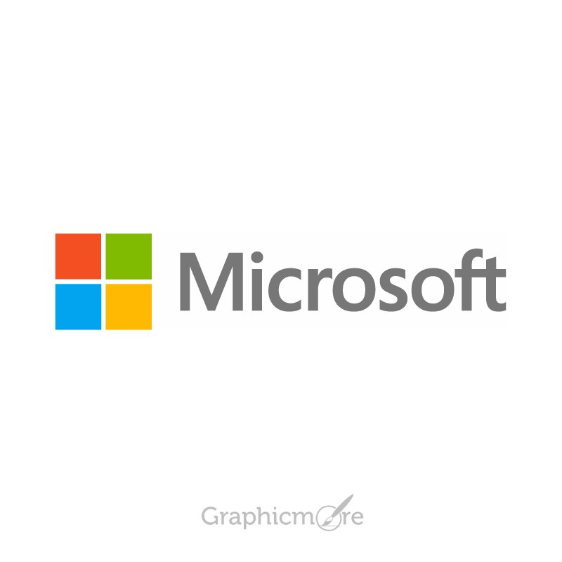 Microsoft Logo Design Free Vector File