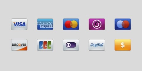 Payment Card Icons Design