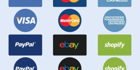 Payment Option Icon Set Free Vector File