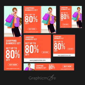 Shopping Banners Design Free Vector File Download
