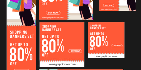 Shopping Banners Design Free Vector File Download