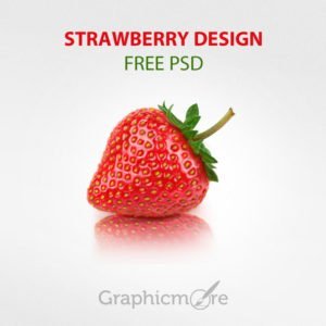 Strawberry Design Free PSD