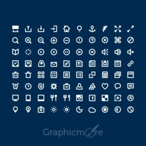 Top 80 Icons Design Free PSD File