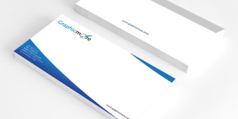 Blue Corporate Envelope Design Free PSD