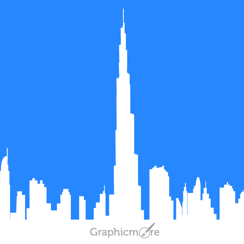 Burj Khalifa Free Vector File