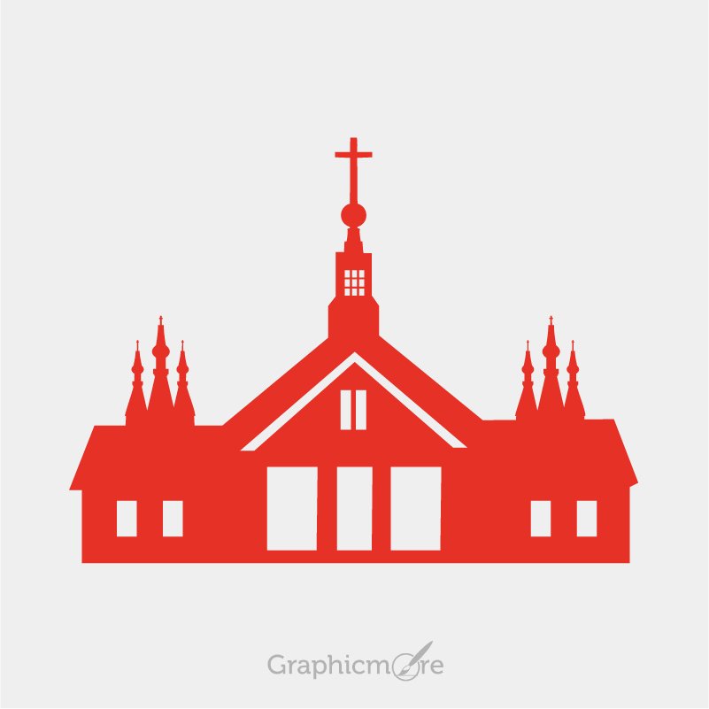 Church Silhouette Design