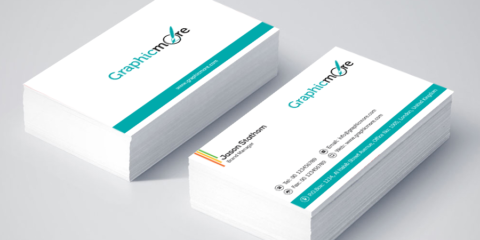 Clean & Corporate Minimal Business Card Design Free PSD