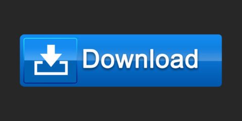 Creative Blue Download Button Free PSD File