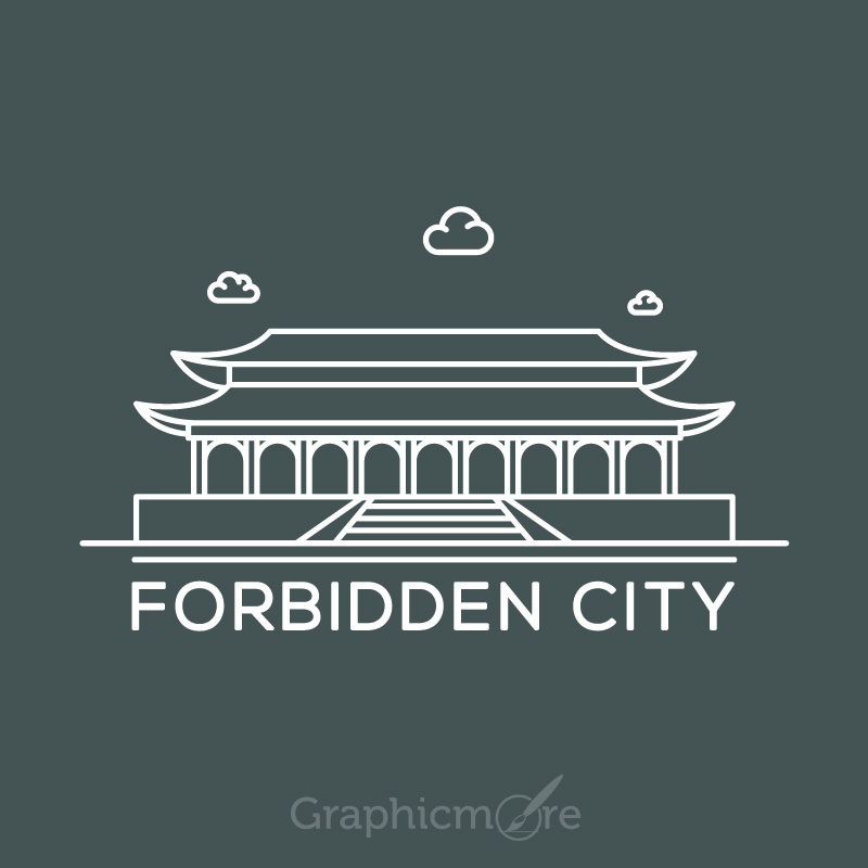 Forbidden City China Free Vector File