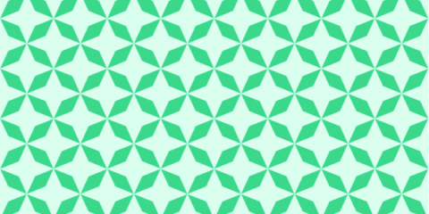 Geometric Green Background Pattern Design