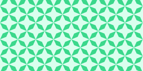 Geometric Green Background Pattern Design