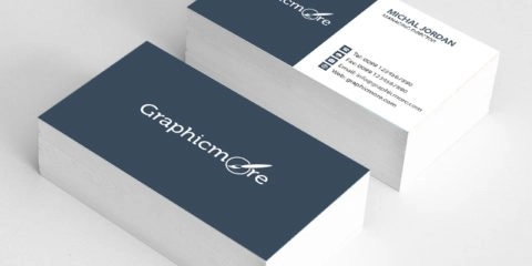 GraphicMore Business Card Template Free PSD File