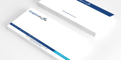 GraphicMore Navy Blue Envelope Design Free PSD File