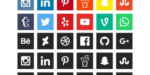 GraphicMore Social Media Icons Design Free Vector File