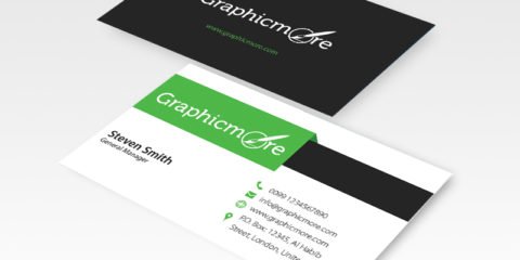 Green Creative Business Card Template by Graphicmore