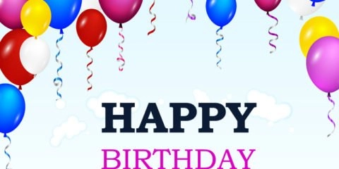 Happy Birthday Greeting Card Design Free Vector File