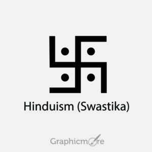Hinduism Swastika Symbol Design Free Vector File
