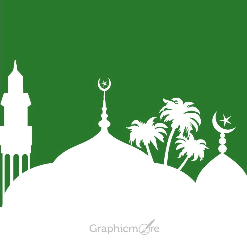 Islamic Mosque Design Free Vector File