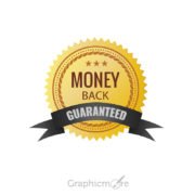 Money Back Guaranteed Badge Design Free Vector