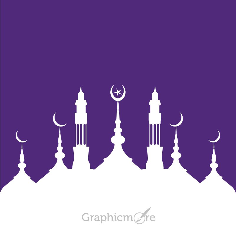 Mosque Design Free Vector File