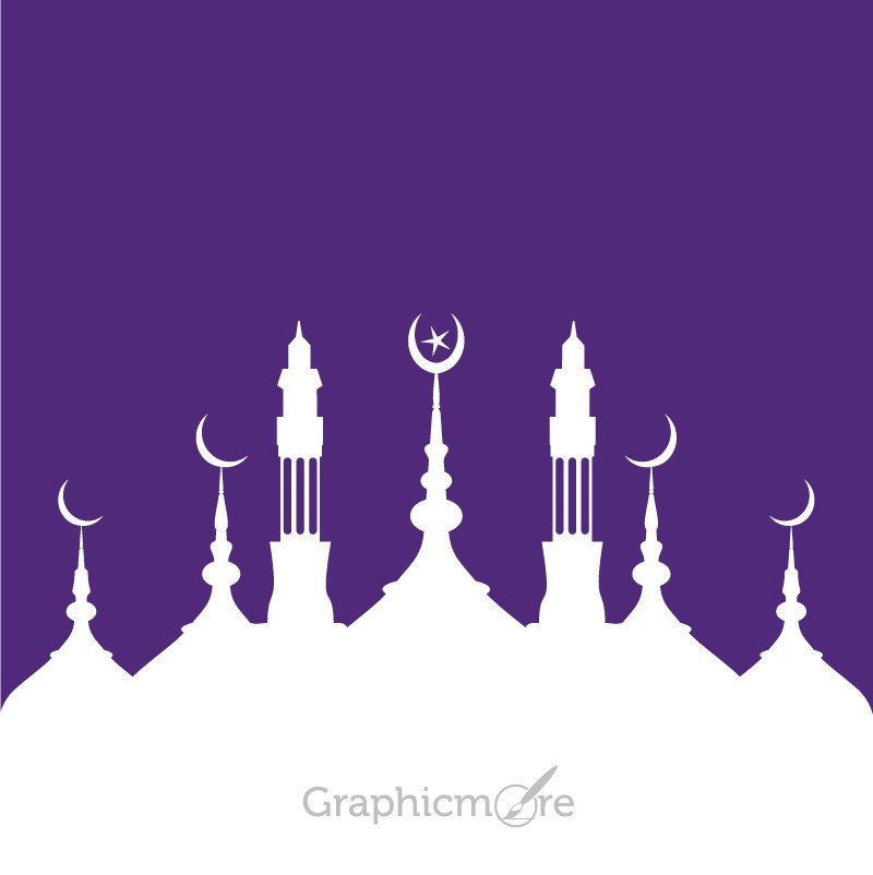 Mosque Design Free Vector File