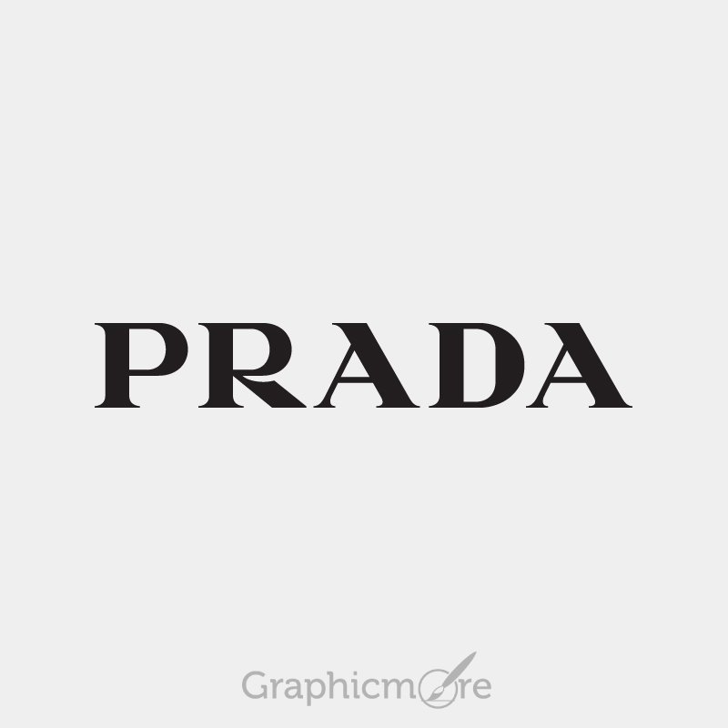 Prada Logo Design Free Vector File