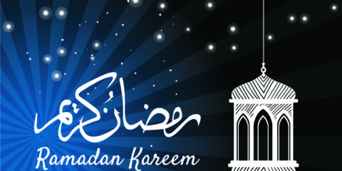 Ramadan Celebration Card Design Free Vector File