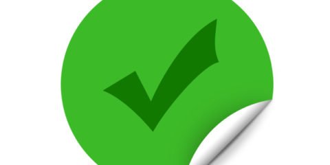 Right Check Mark Button Free PSD File