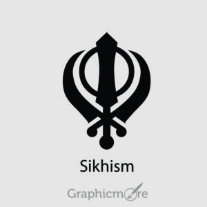 Sikhism Symbol Design Free Vector File