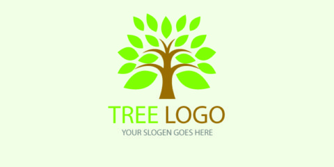 Tree Logo Design Template Free Vector File by GraphicMore