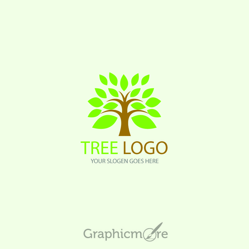 Tree Logo Design Template Free Vector File by GraphicMore