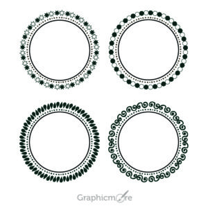 Cute Decorative Shapes Set Design Free Vector File