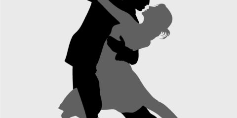 Dancing Couple Silhouette Design Free Vector File