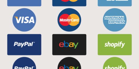 Payment Option Icons Set Design Free Vector File