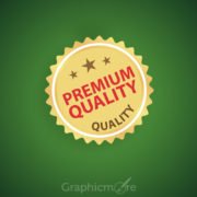 Shiny Golden Sale Promotion Badge Design Free Vector