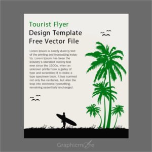 Tourist Flyer Design Template Free Vector Download