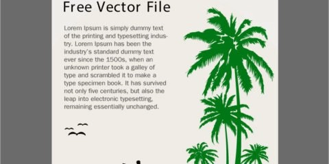 Tourist Flyer Design Template Free Vector Download