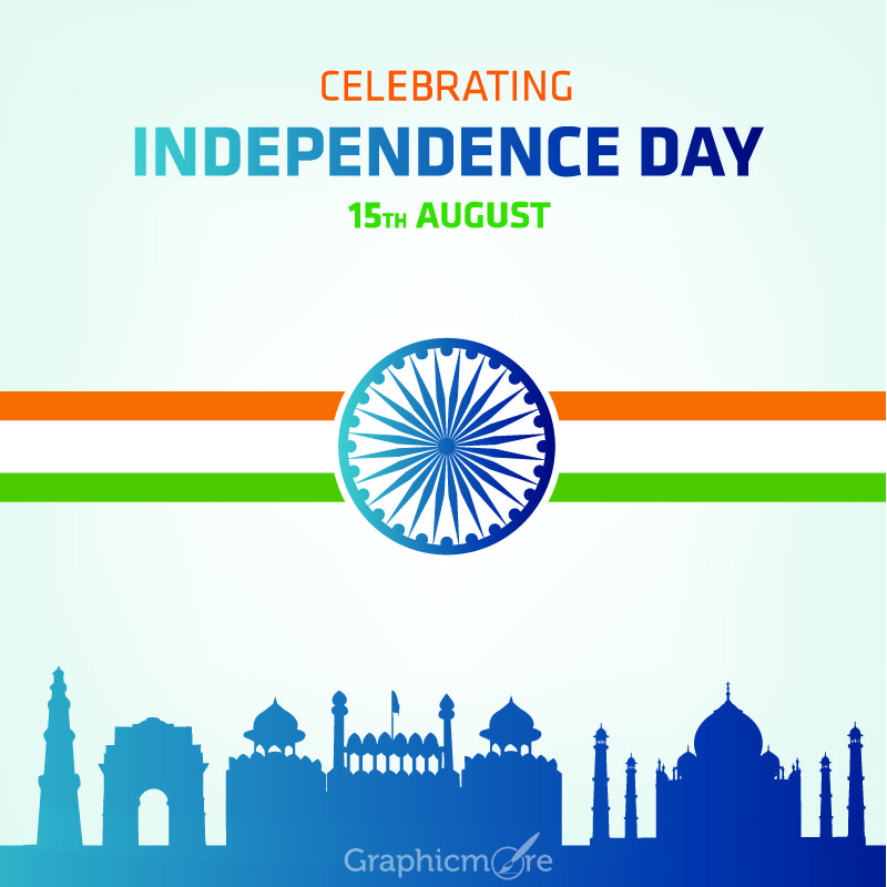 15th August India Independence Day Banner Design Free Vector File