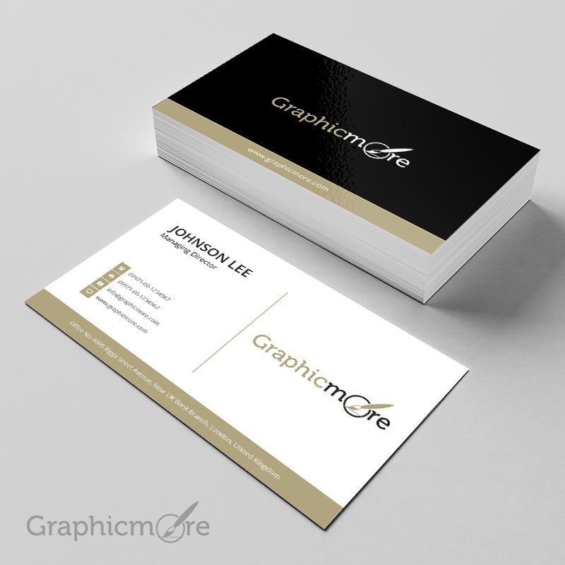 Hermes Creative Corporate Business Card Template  Business card template,  Corporate business card, Business card template design