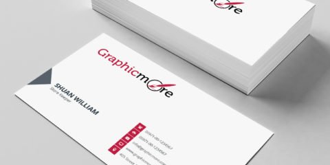 Clean & Corporate Vintage Business Card Template Design Free PSD File
